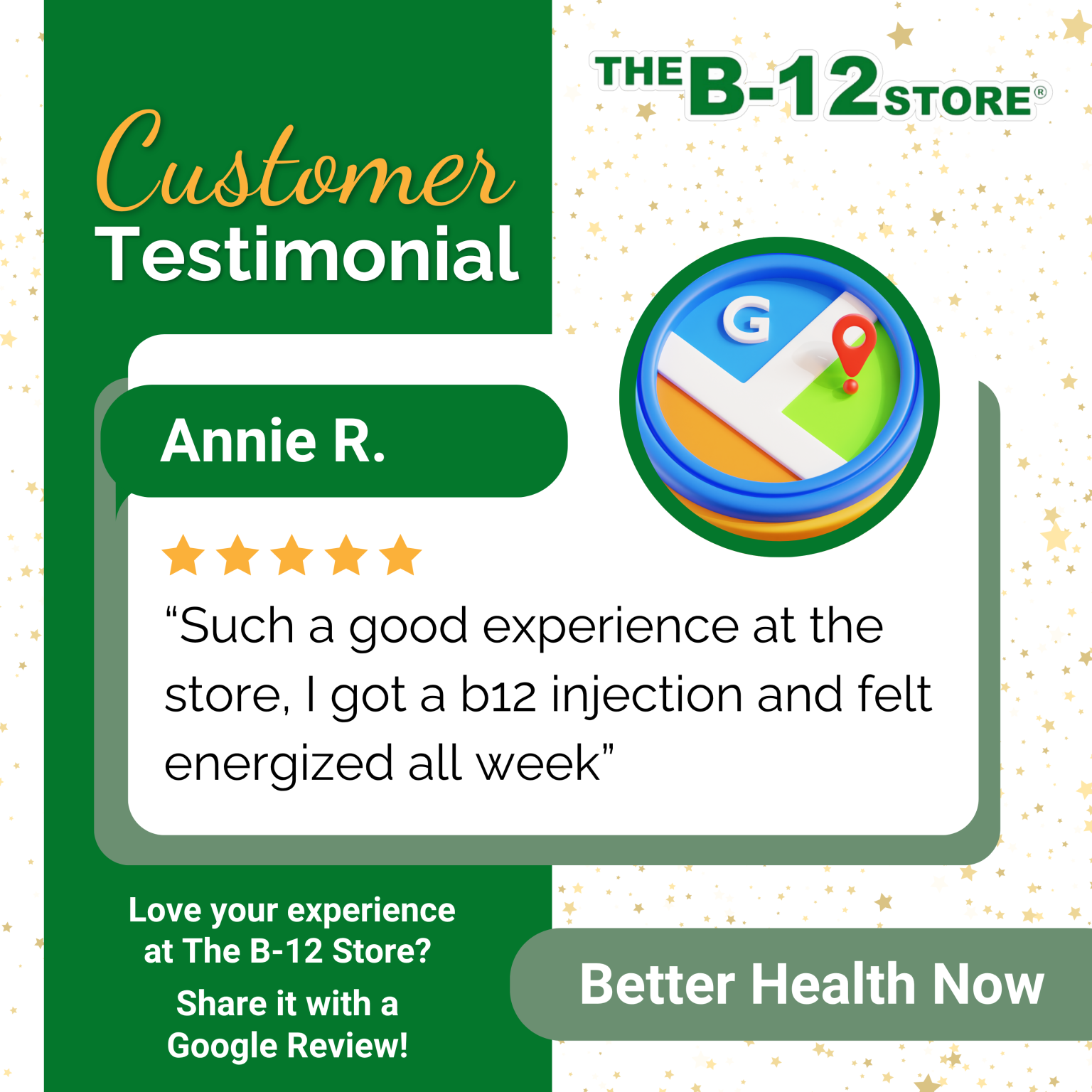 google review for The B-12 Store