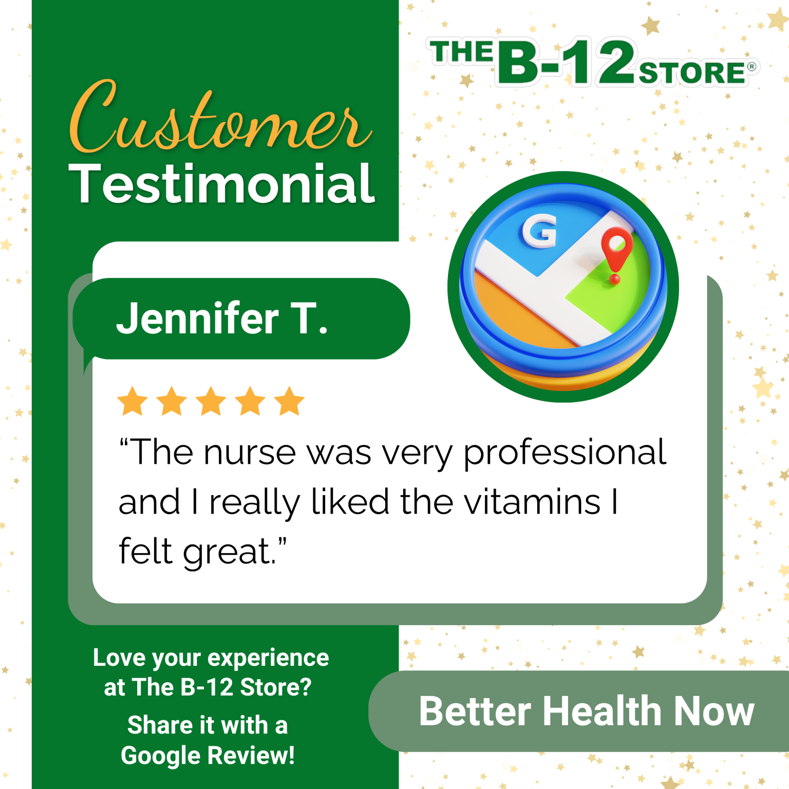 google review for The B-12 Store